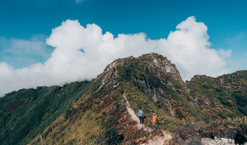 Panoramic view of landscape against sky