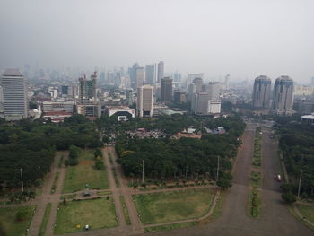 Buildings in city