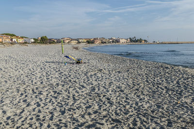 The beach of la caletta, siniscola, sardinia