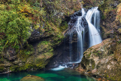 Waterfall in forest