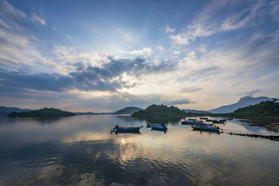 San mun tsai fishing village at sunrise, new territories, hong kong