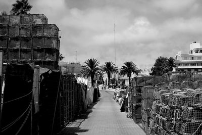 Panoramic view of city against sky