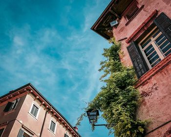 Low angle view of building against sky