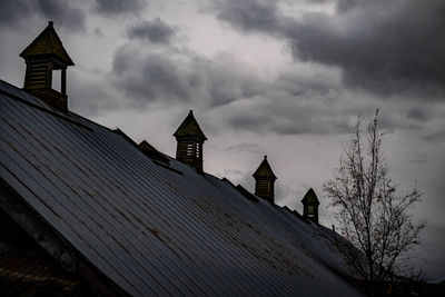 Low angle view of building against sky