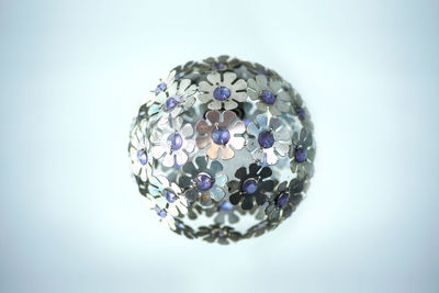 Close-up of crystal ball