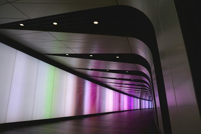 Low angle view of illuminated building