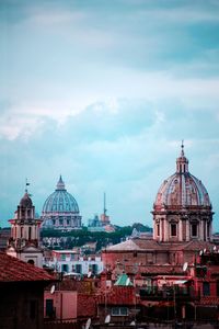 View of cathedral against cloudy sky