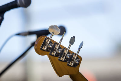 Close-up of guitar