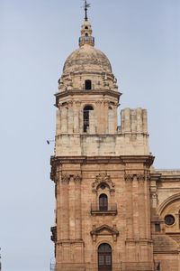 Low angle view of cathedral against clear sky