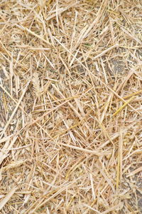 Full frame shot of hay bales