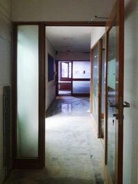 Corridor of building