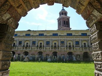 Low angle view of cathedral against sky