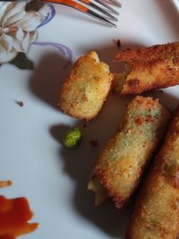 Close-up of food in plate