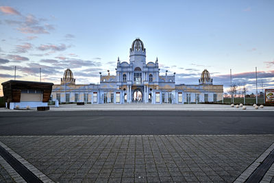 View of building against sky in city