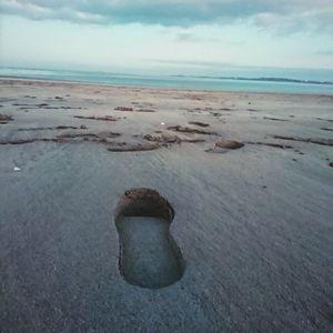 Scenic view of sea shore