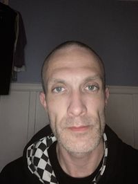 Portrait of man smiling at home
