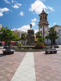 View of historic building against sky