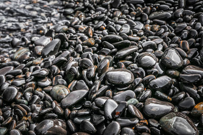 Full frame shot of pebbles