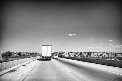 Road passing through landscape