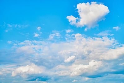 Low angle view of clouds in sky