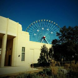 Low angle view of ferris wheel