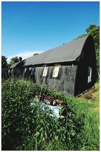 House against clear sky