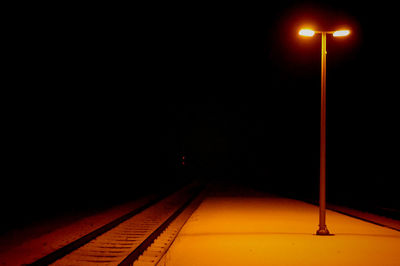 Street light at night