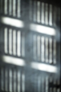 Defocused image of railing