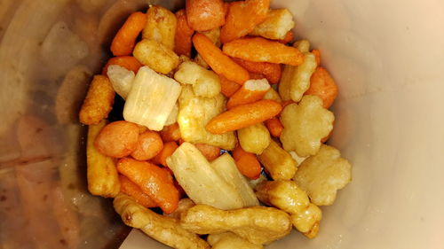 Close-up of meal served in bowl