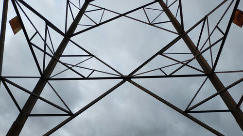 Low angle view of skylight against sky