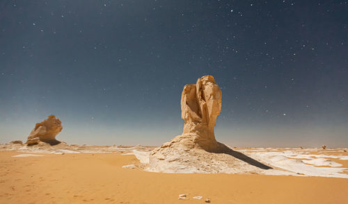 View of desert against sky