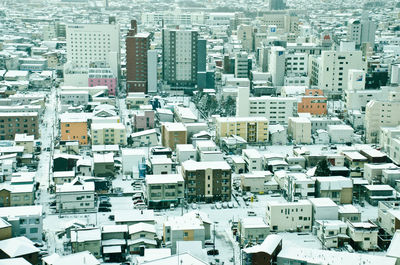 Aerial view of cityscape