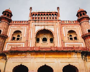 Low angle view of historical building