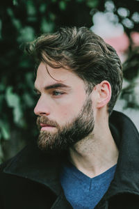 Close-up portrait of a man