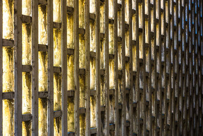 Full frame shot of metal fence