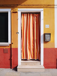 Curtain at the door, burano