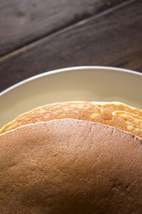 Detail shot of pancakes