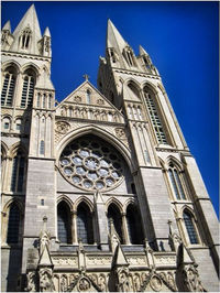 Low angle view of church