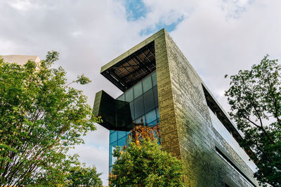 Low angle view of building against sky