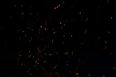 Full frame shot of fireworks at night
