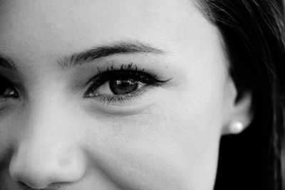 Close-up portrait of woman