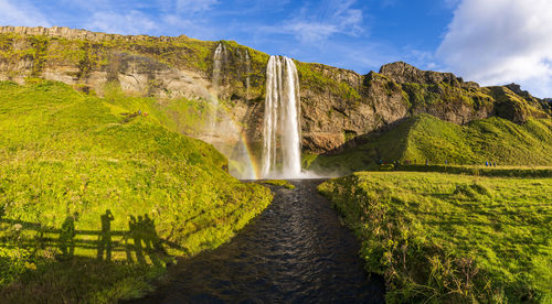 Seljalandsfoss waterfall, reykjavik, iceland