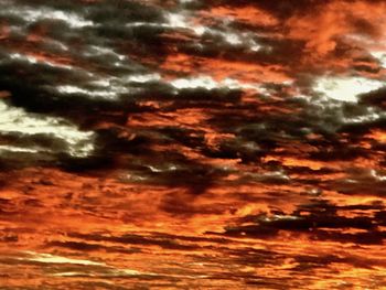 Low angle view of storm clouds in sky