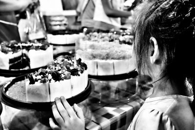 Close-up of preparing food