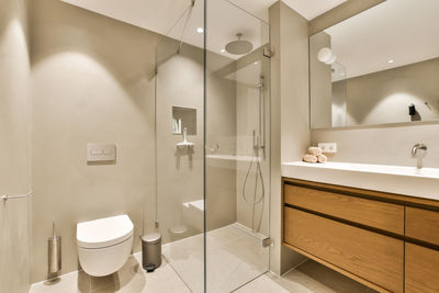 Interior of bathroom