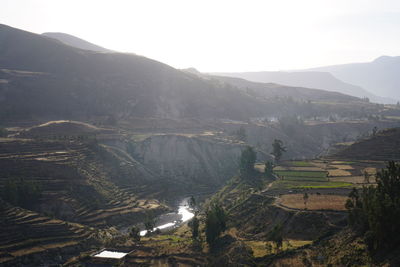 Scenic view of landscape against sky