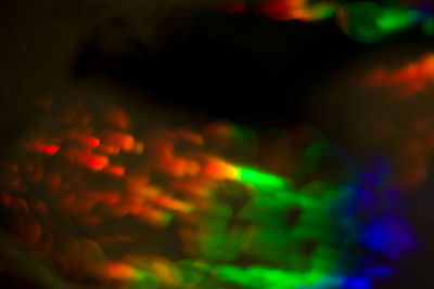 Defocused image of lights