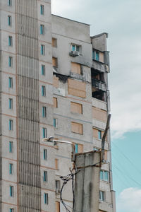 Low angle view of building against sky