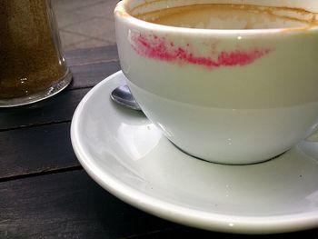 Close-up of coffee cup