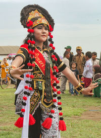 Group of people in traditional clothing